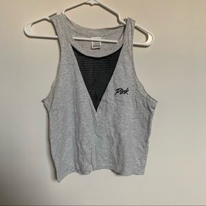 PINK VS Cropped Workout Tank